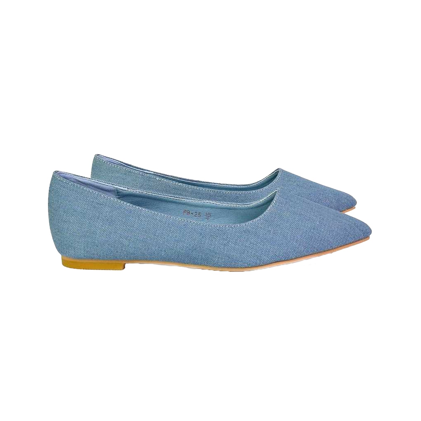 Blue - Lifestyle - XY London Womens-Ladies Bubbles Bubbles Slip-on Flat Ballerina Flats