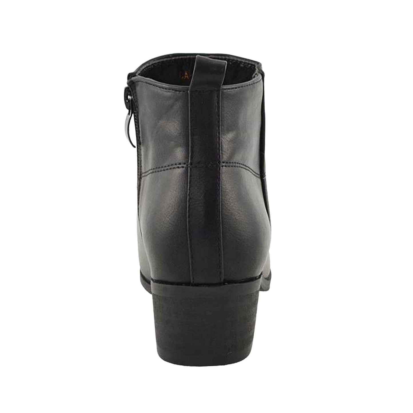 Black - Back - XY London Womens-Ladies Melodie Zip Cowboy Boots