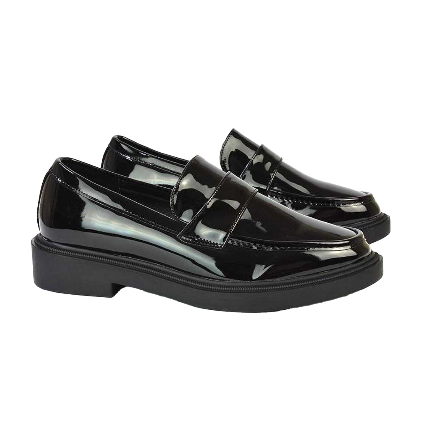 True Black - Lifestyle - XY London Womens-Ladies Hanah Enrollment-Return to School Loafers
