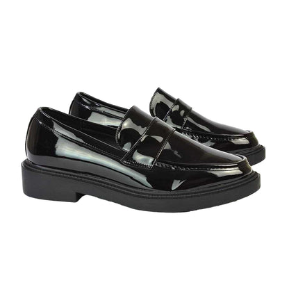 True Black - Lifestyle - XY London Womens-Ladies Hanah Enrollment-Return to School Loafers