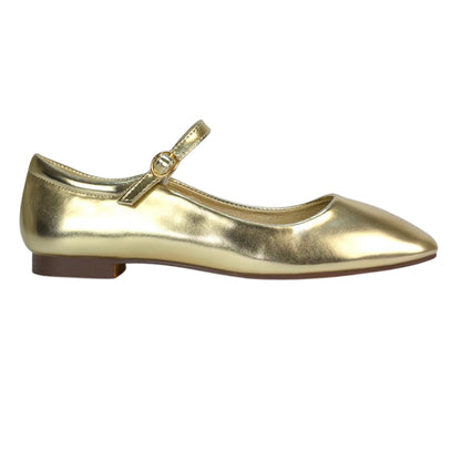 Metallic Gold - Pack Shot - XY London Womens-Ladies Allegra Ballet Shoes