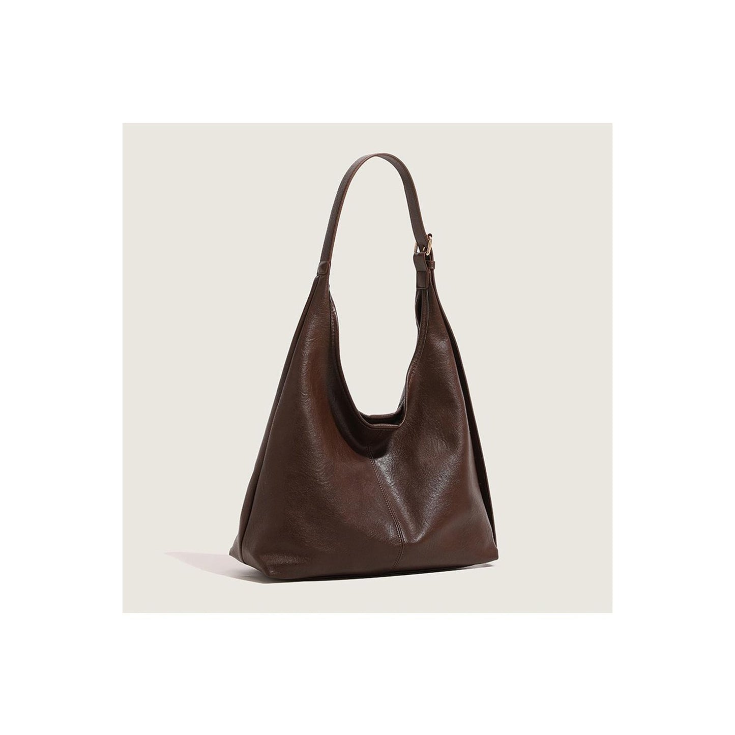 Brown - Pack Shot - XY London Womens-Ladies Kelsey Slouch Handbag