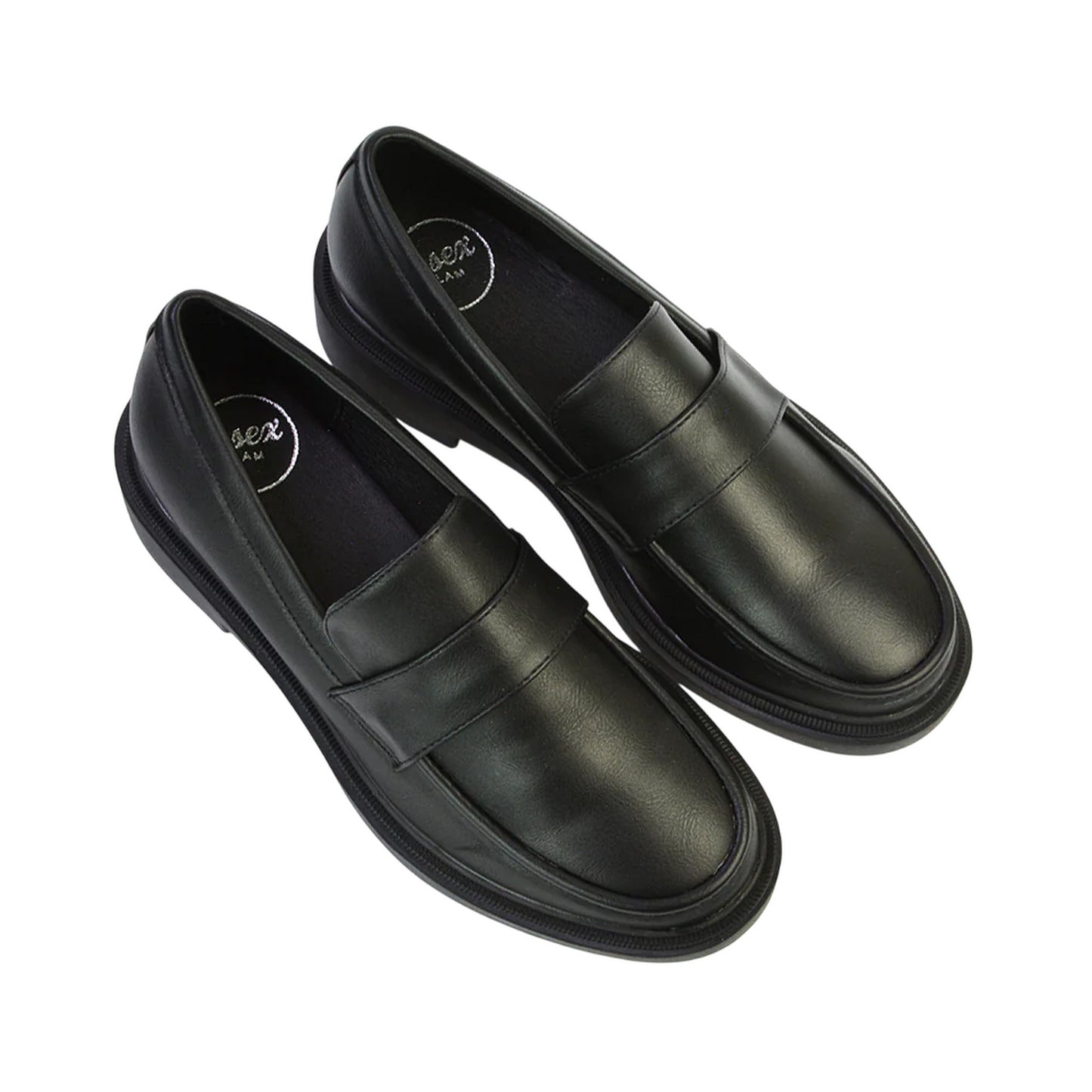 Black - Lifestyle - XY London Womens-Ladies Hanah Chunky Loafers