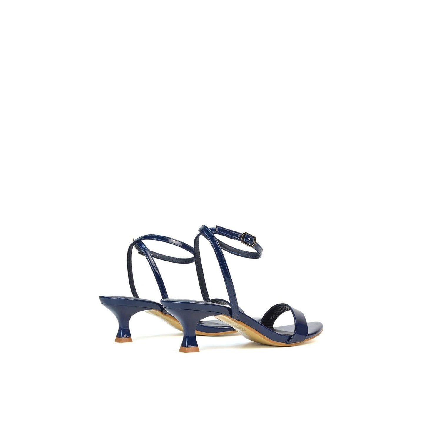 Navy - Lifestyle - XY London Womens-Ladies Antonia Patent Leather Sandals