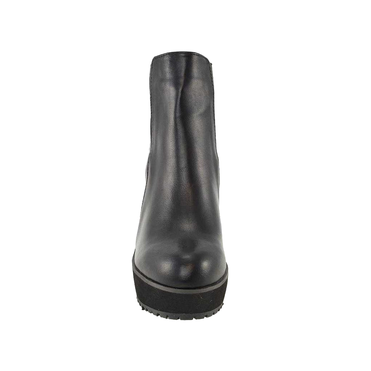 Black - Lifestyle - XY London Womens-Ladies Roweena High Wedge Ankle Boots