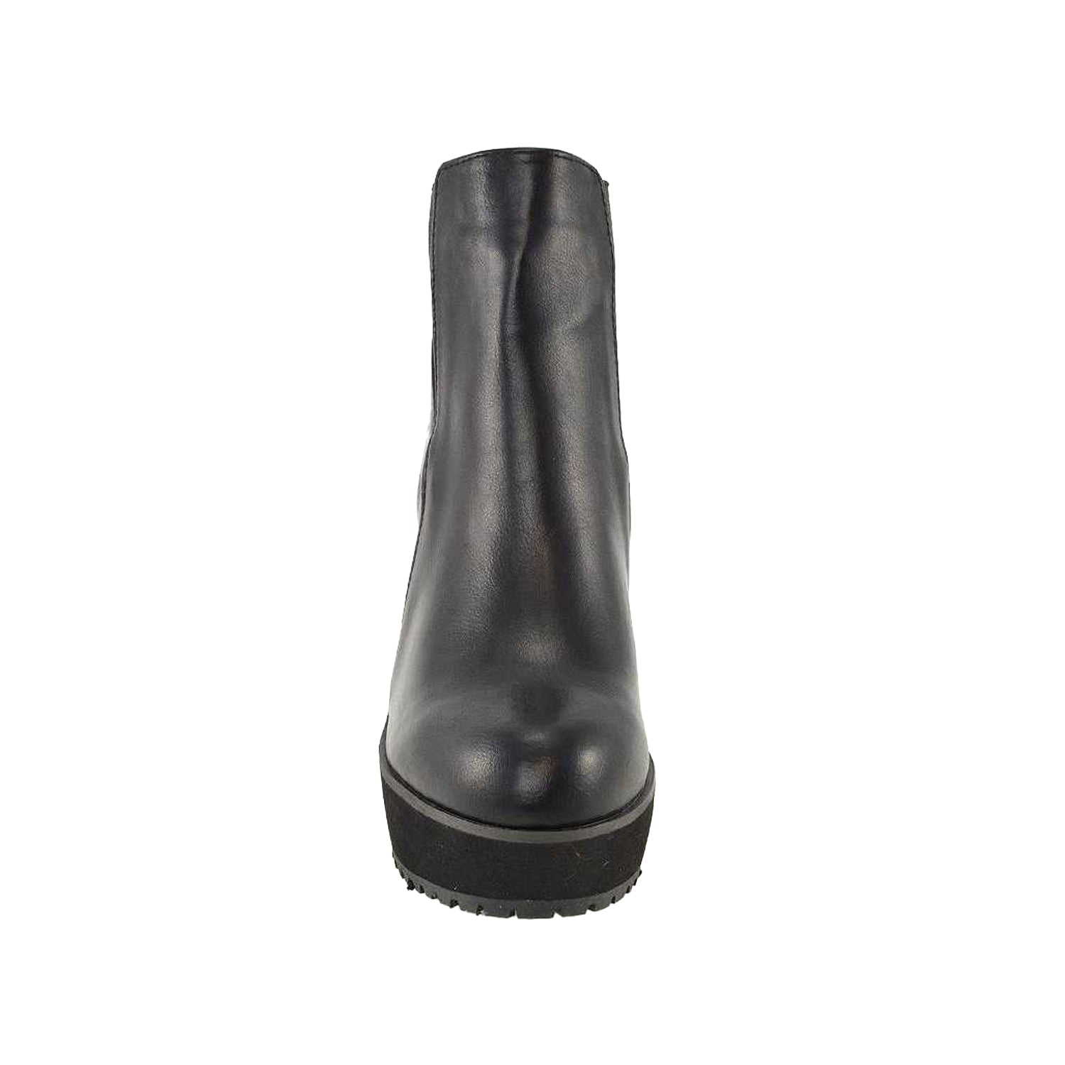 Black - Lifestyle - XY London Womens-Ladies Roweena High Wedge Ankle Boots