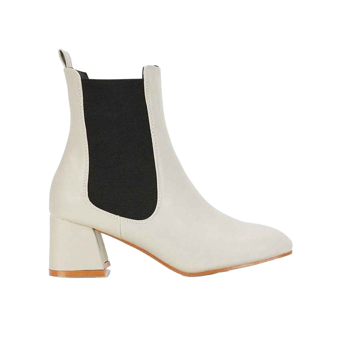Light Stone - Side - XY London Womens-Ladies Luca Chelsea Boots