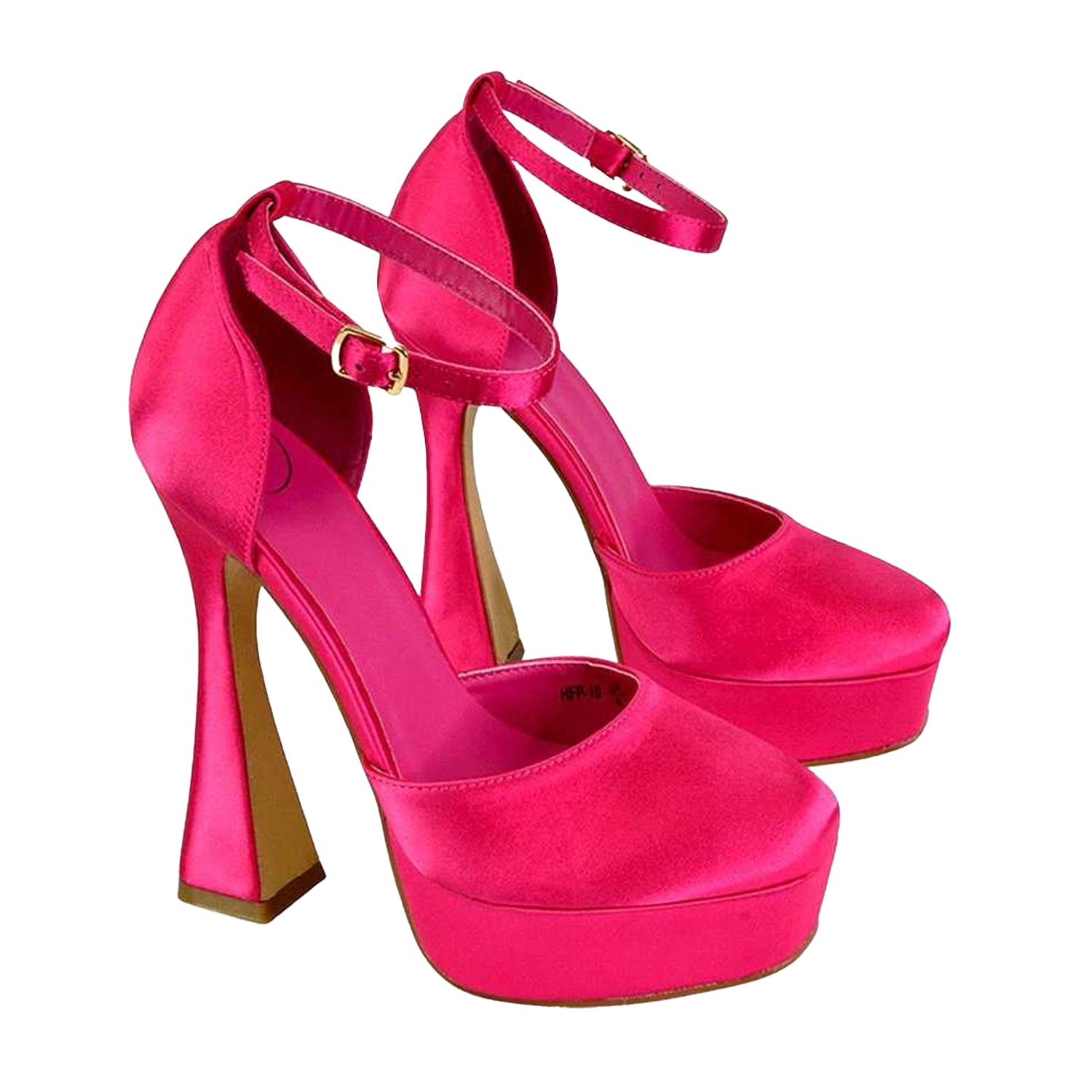 Fuchsia - Pack Shot - XY London Womens-Ladies Leonardo High Heel Court Shoes