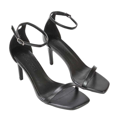 Black - Lifestyle - XY London Womens-Ladies Emma High Stiletto Heel Sandals