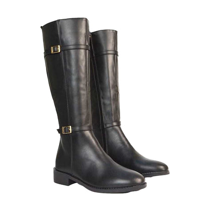Black - Lifestyle - XY London Womens-Ladies Ellis Knee-High Boots