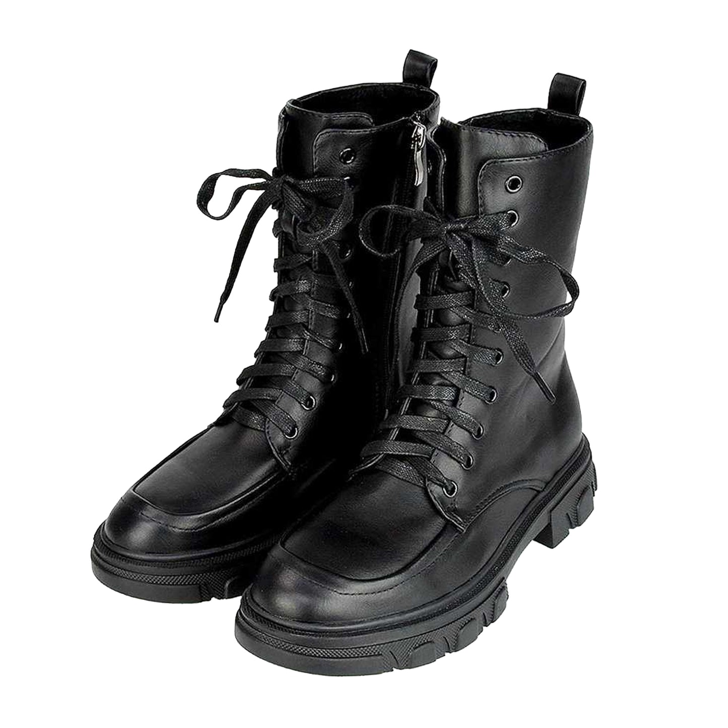 Black - Lifestyle - XY London Womens-Ladies Myra Biker Boots