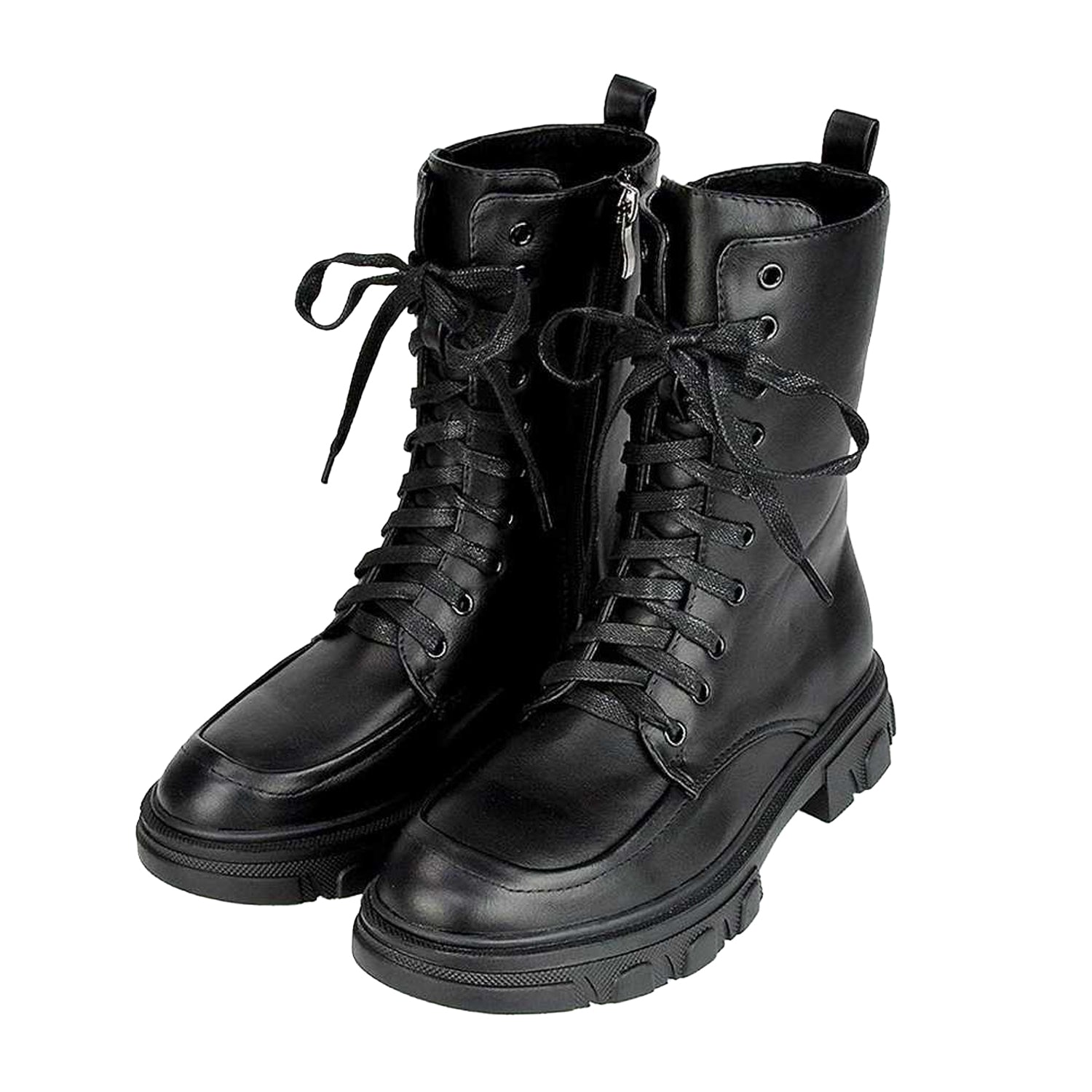Black - Lifestyle - XY London Womens-Ladies Myra Biker Boots