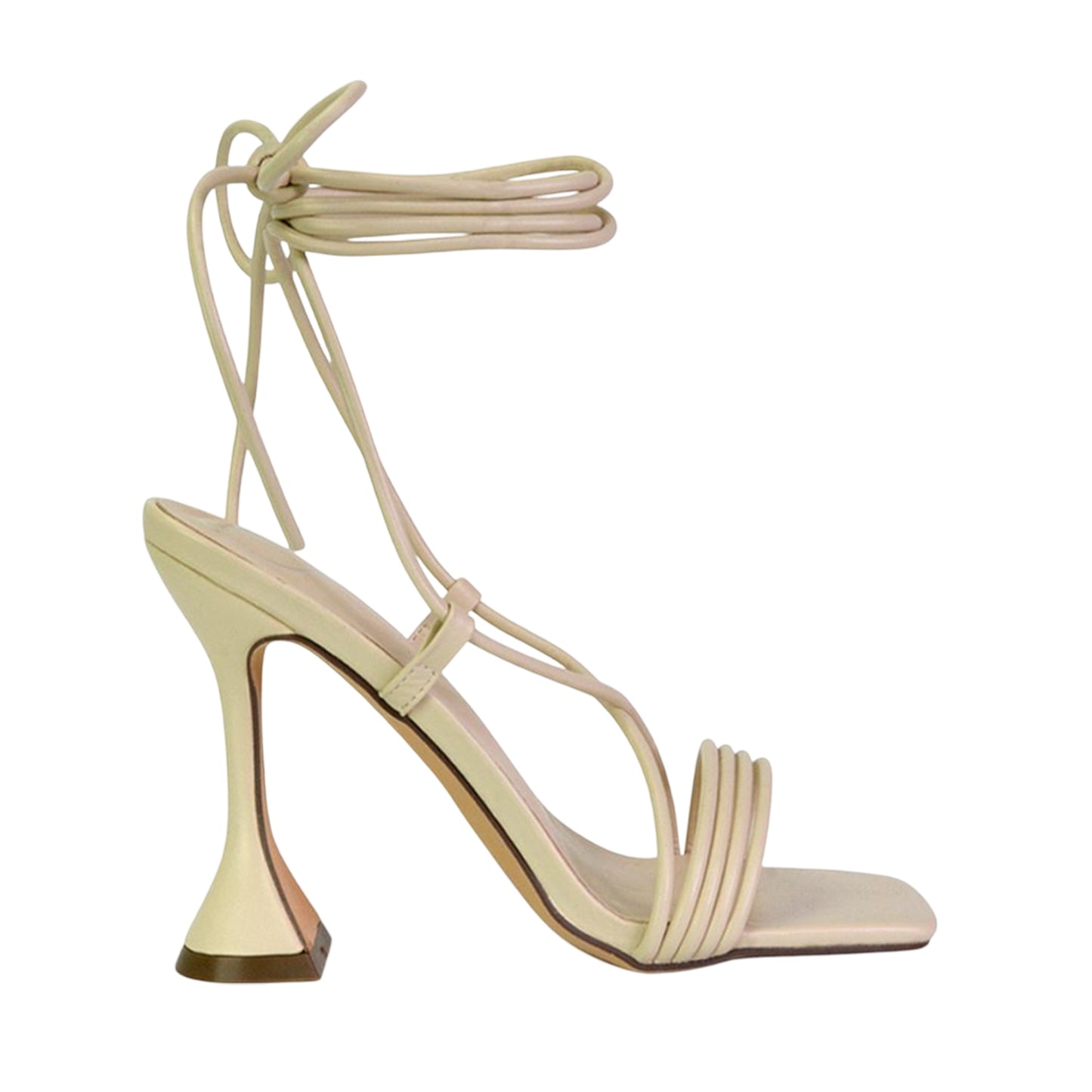 Nude - Lifestyle - XY London Womens-Ladies Axel Lace Up Strappy High Heels