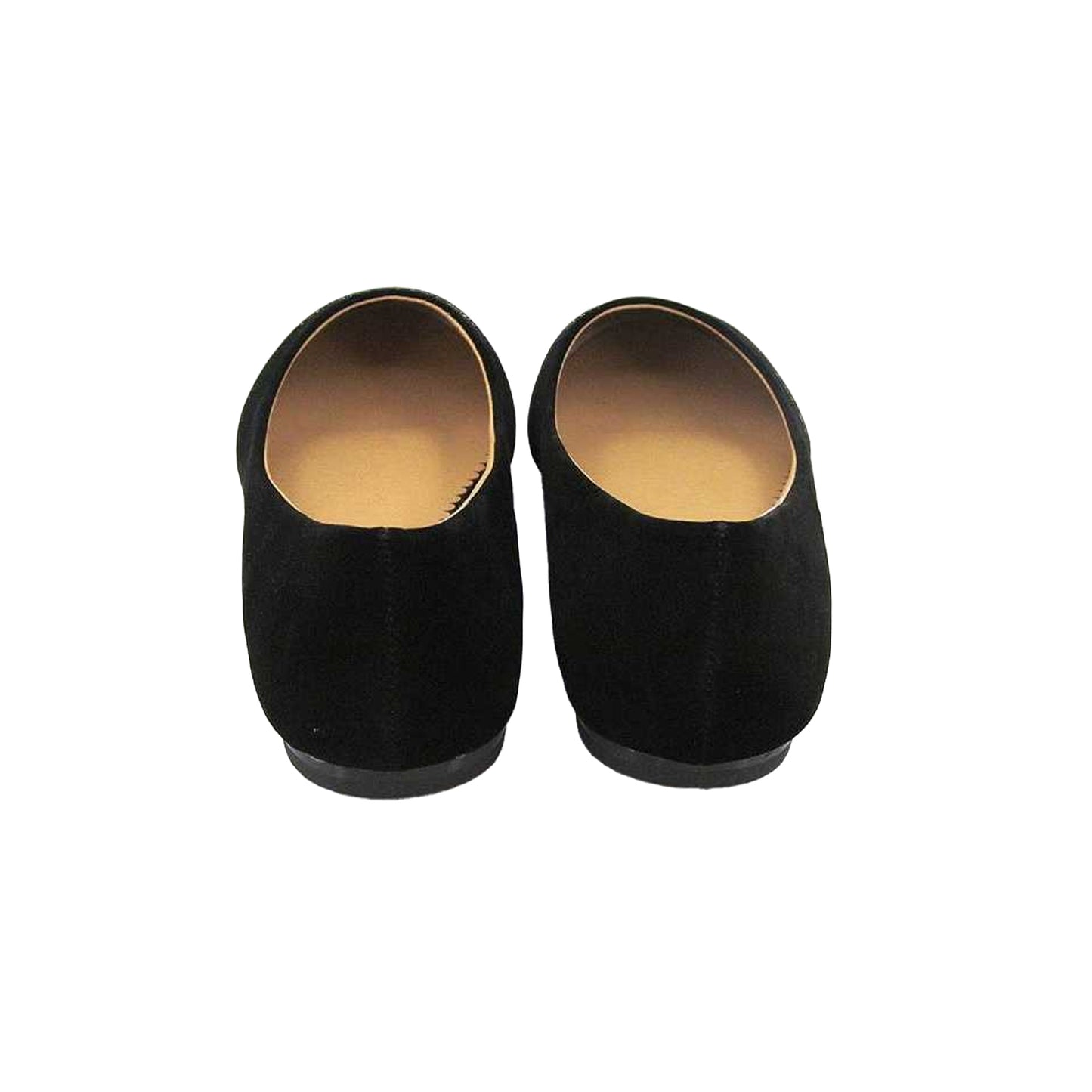 Jet Black - Back - XY London Womens-Ladies Maleficent Ballerina Flats