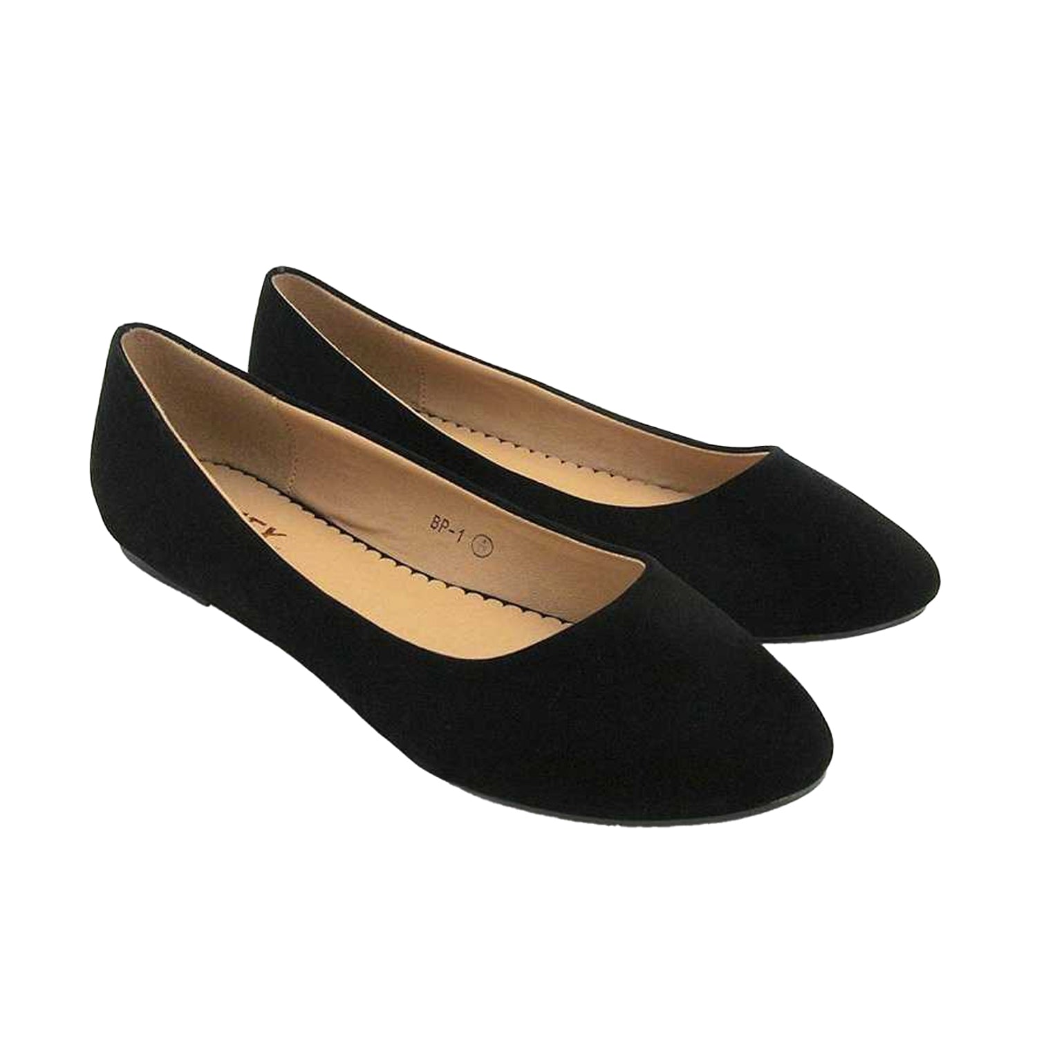 Jet Black - Lifestyle - XY London Womens-Ladies Maleficent Ballerina Flats