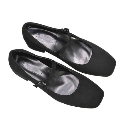 Jet Black - Lifestyle - XY London Womens-Ladies Jenna Court Shoes