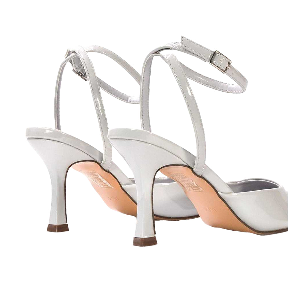 Light Grey - Front - XY London Womens-Ladies Lacey May Court Shoes