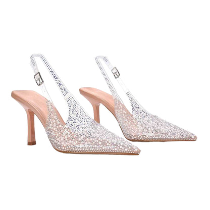 Nude - Lifestyle - XY London Womens-Ladies Pauline Perspex High Heels