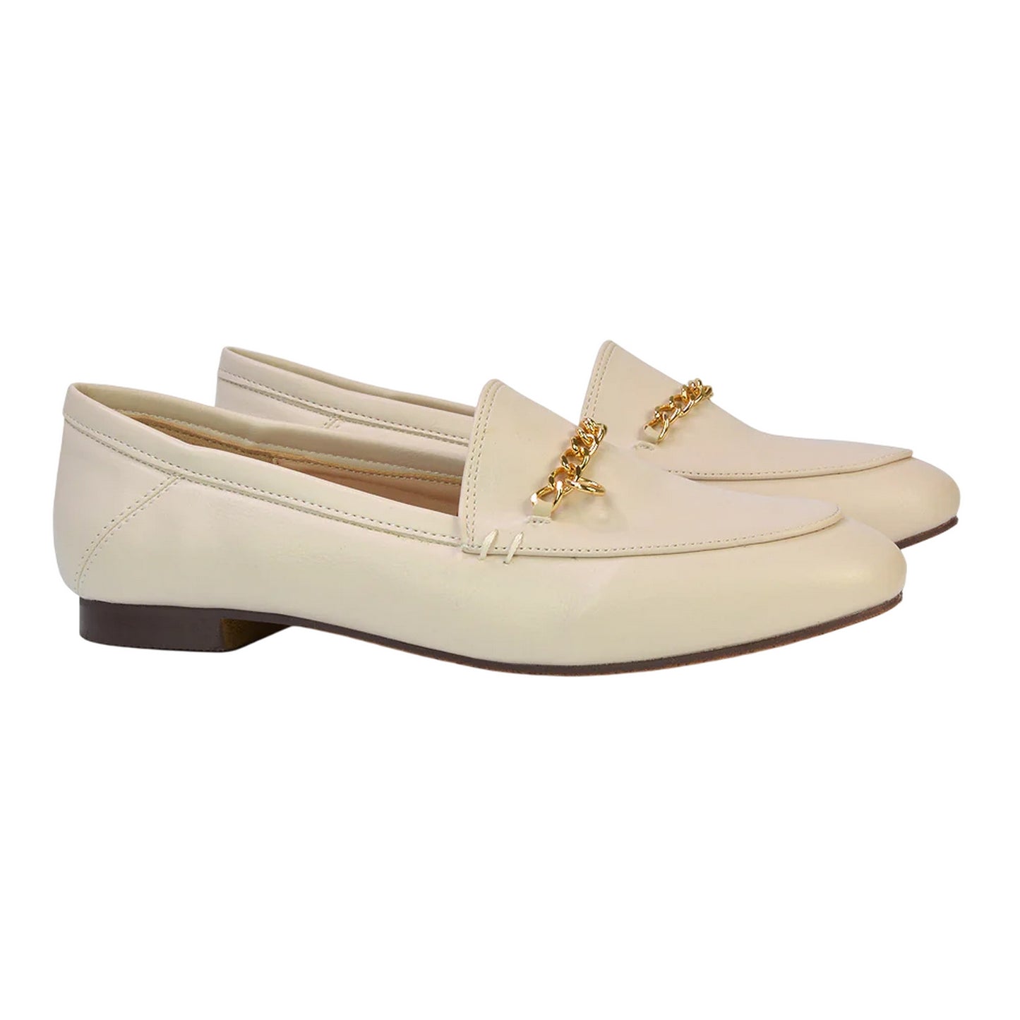 Nude - Lifestyle - XY London Womens-Ladies Tessah Chain Detail Flat Loafers