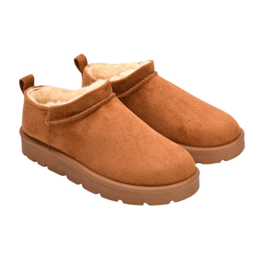 Tan - Front - XY London Womens-Ladies Maeve Snug Fit Ankle Boots