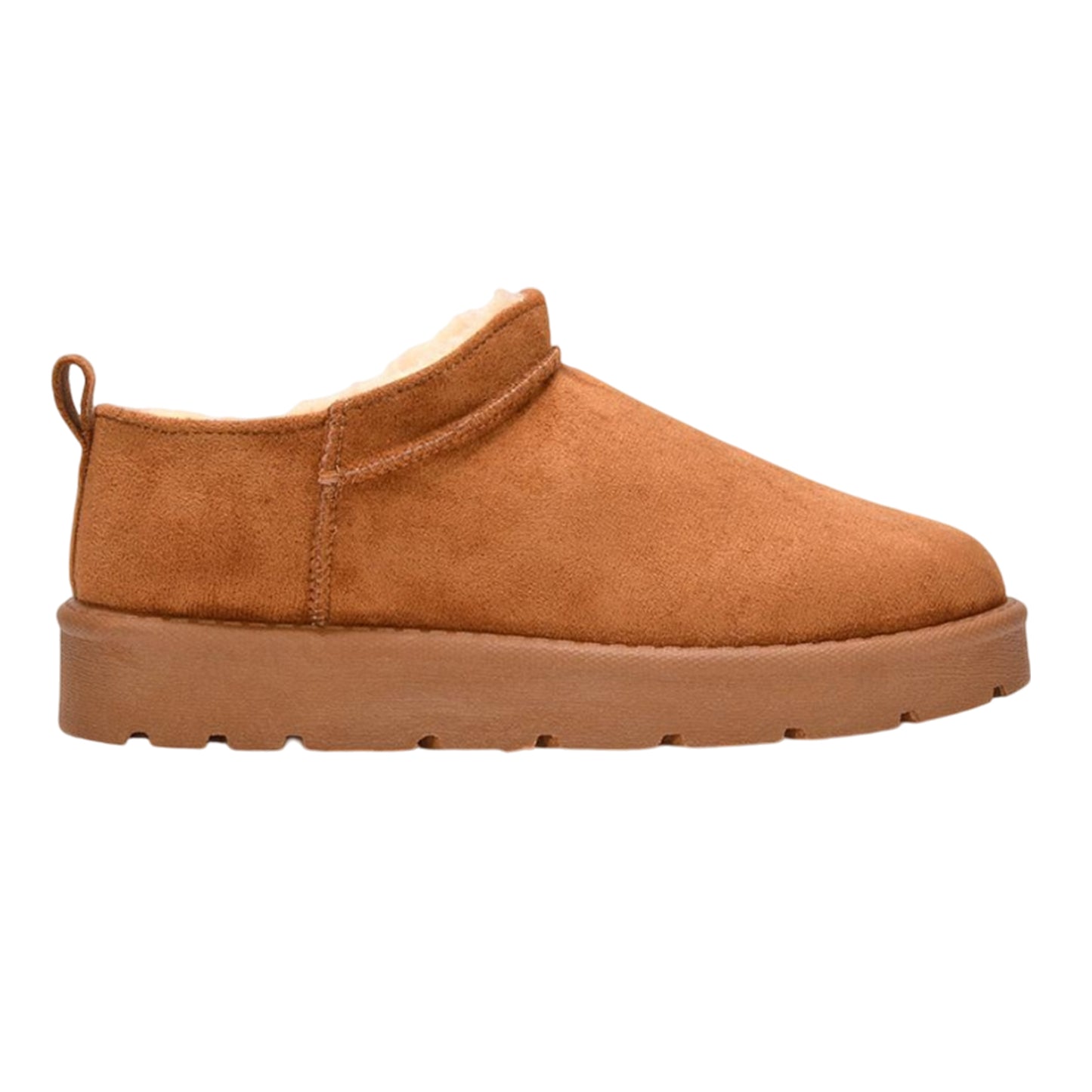 Tan - Side - XY London Womens-Ladies Maeve Snug Fit Ankle Boots