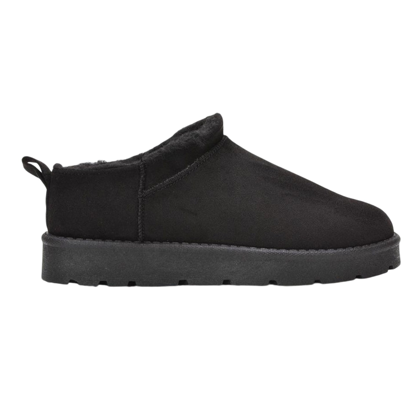 Jet Black - Side - XY London Womens-Ladies Maeve Snug Fit Ankle Boots