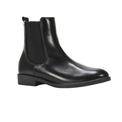 Black - Lifestyle - XY London Womens-Ladies Nala Flat Heel Pull-On Chelsea Boots