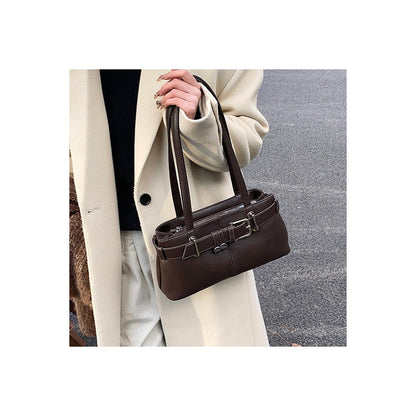 Brown - Lifestyle - XY London Womens-Ladies Josephine Belted Shoulder Bag