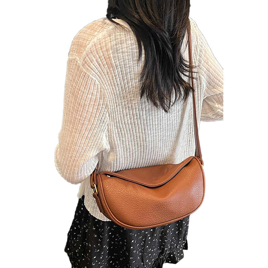 Tan - Front - XY London Womens-Ladies Helen Shoulder Bag