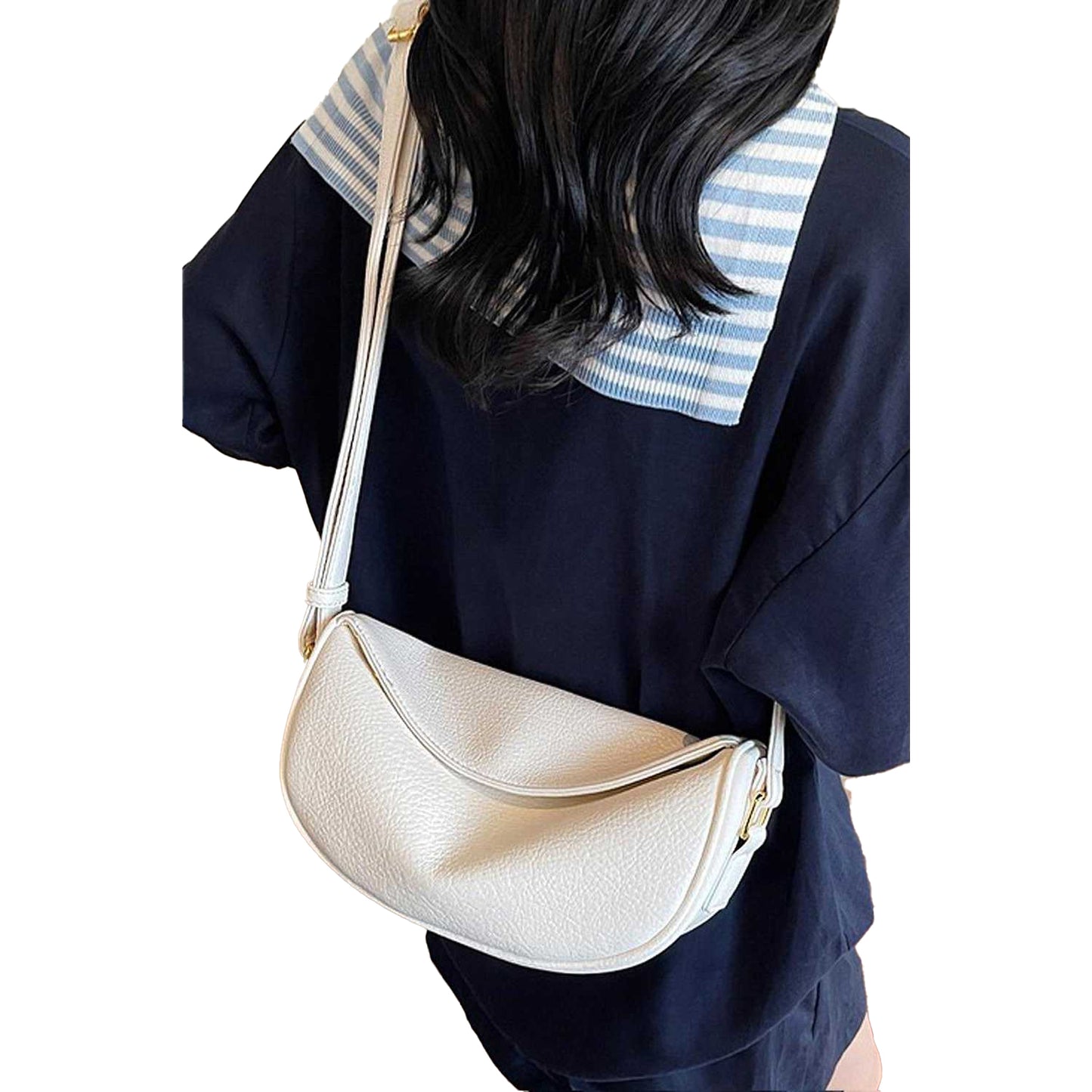 Beige - Front - XY London Womens-Ladies Helen Shoulder Bag