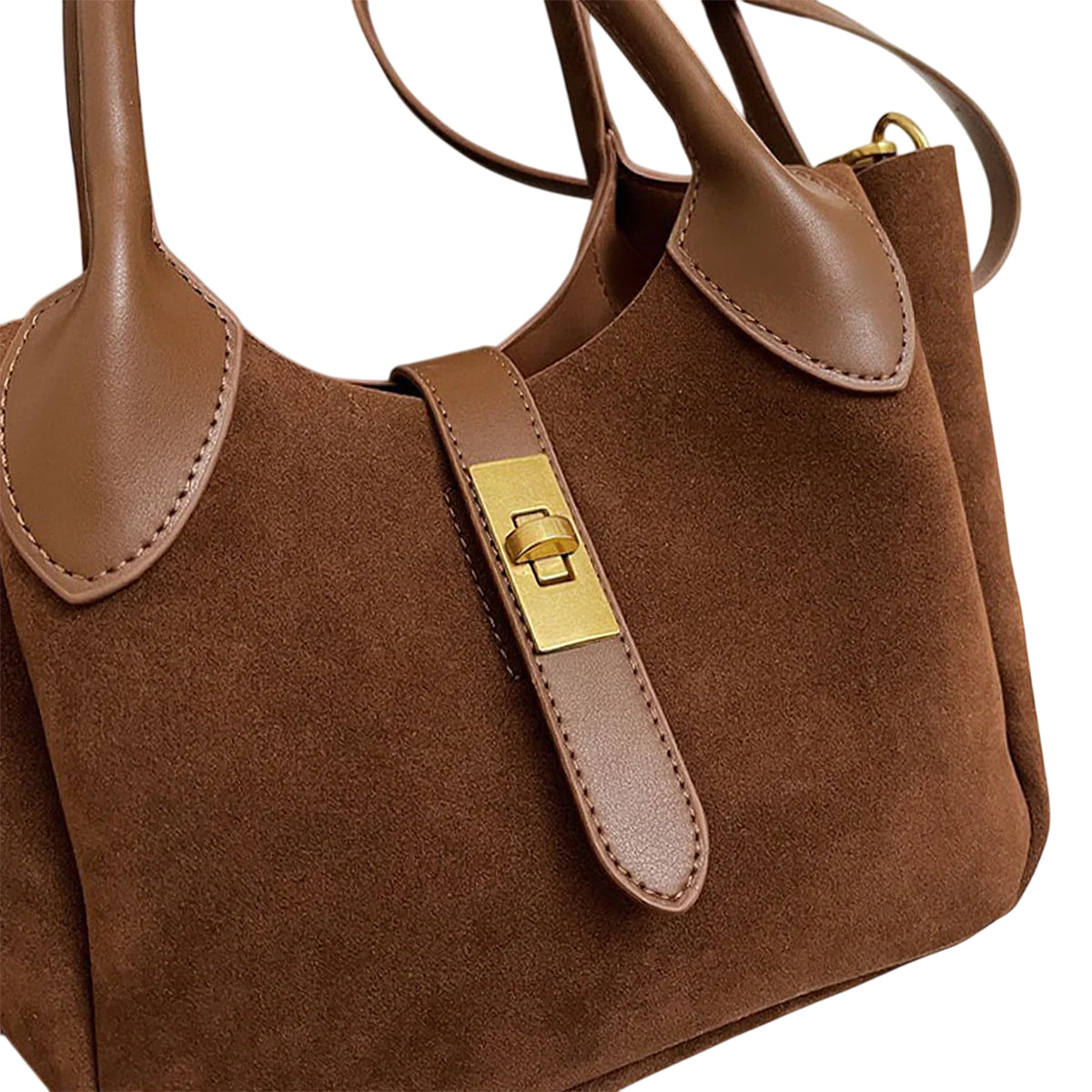 Tan - Back - XY London Elisie Charm Handbag