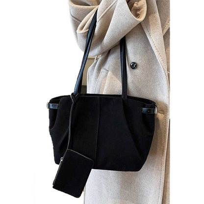 Jet Black - Back - XY London Destiny Tote Bag