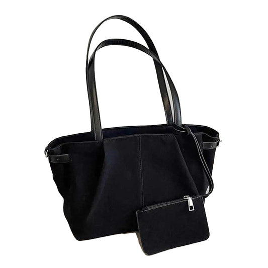 Jet Black - Front - XY London Destiny Tote Bag