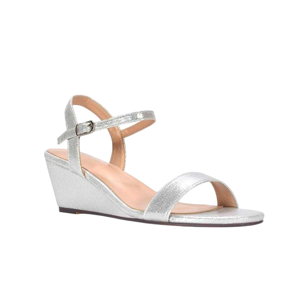 Silver - Lifestyle - XY London Womens-Ladies Alissa Open Toe Sandals