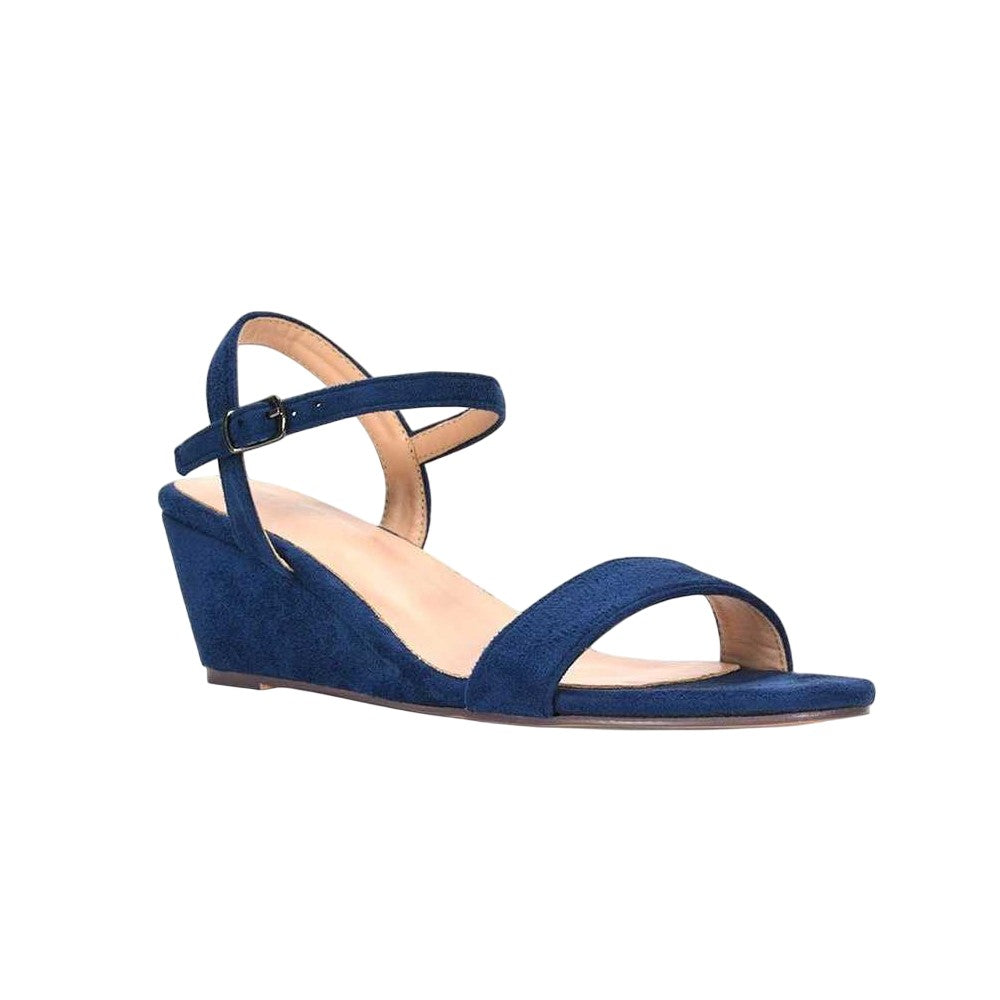 Navy - Lifestyle - XY London Womens-Ladies Alissa Open Toe Sandals
