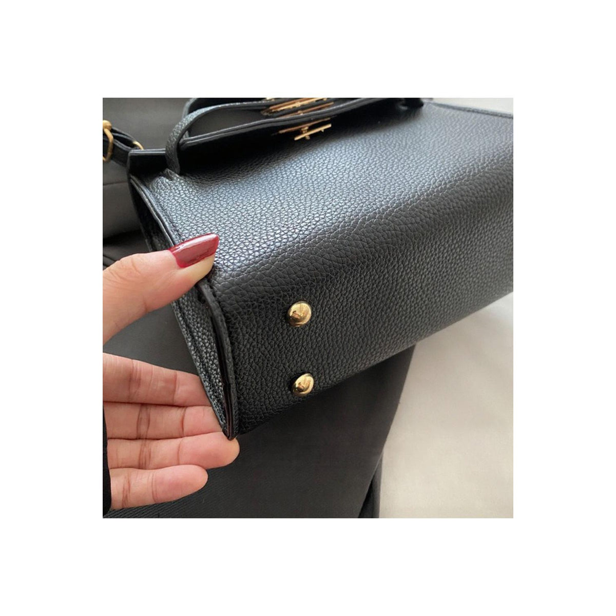 Black - Lifestyle - XY London Catherine Small Crossbody Bag