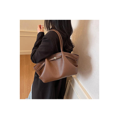 Tan - Side - XY London Womens-Ladies Sophia Shoulder Bag