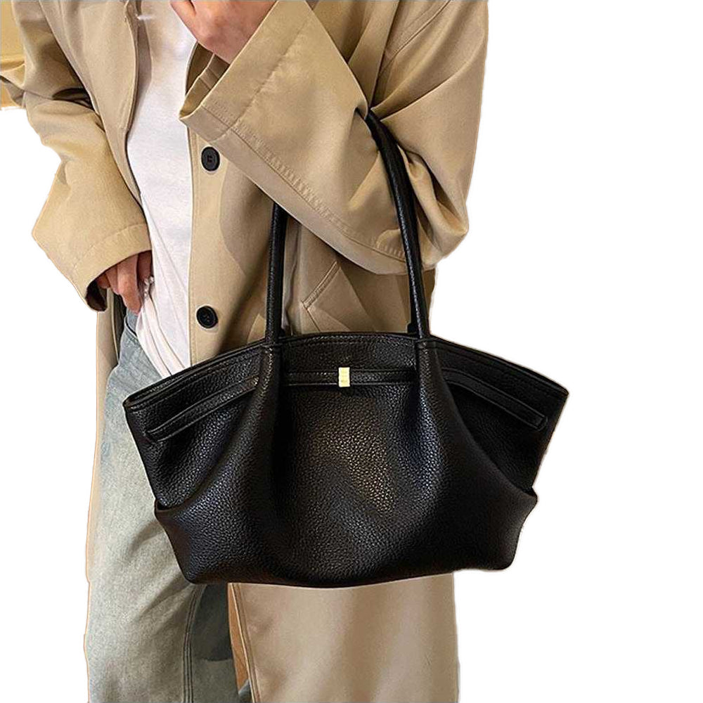 Black - Back - XY London Womens-Ladies Sophia Shoulder Bag