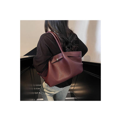 Burgundy - Front - XY London Womens-Ladies Sophia Shoulder Bag