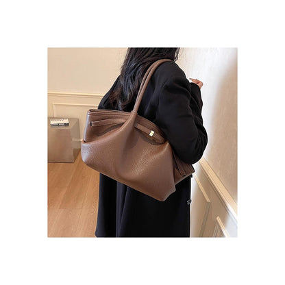 Tan - Back - XY London Womens-Ladies Sophia Shoulder Bag