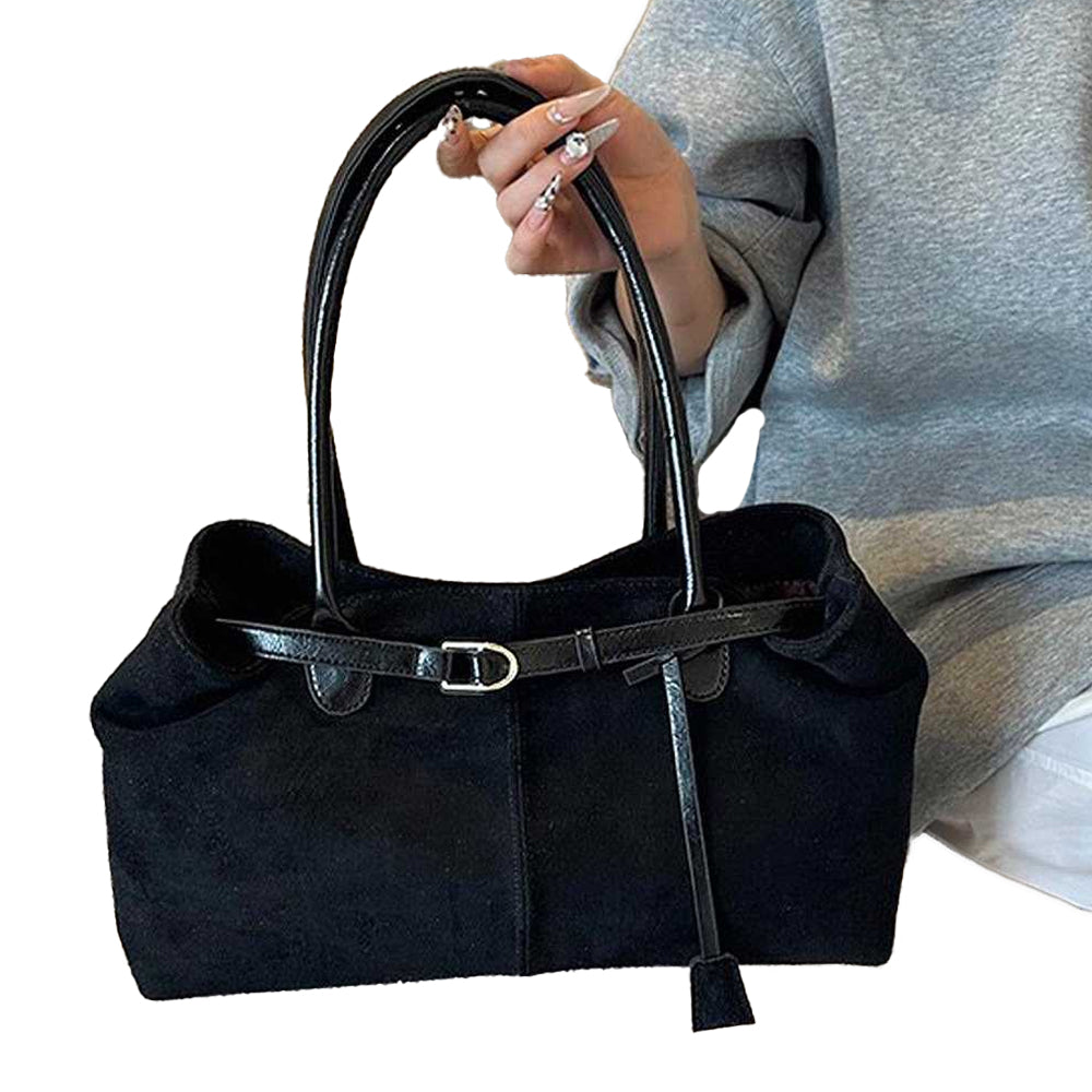 Black - Side - XY London Womens-Ladies Kayleigh Handbag