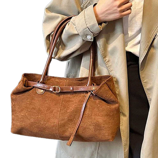 Tan - Front - XY London Womens-Ladies Kayleigh Handbag
