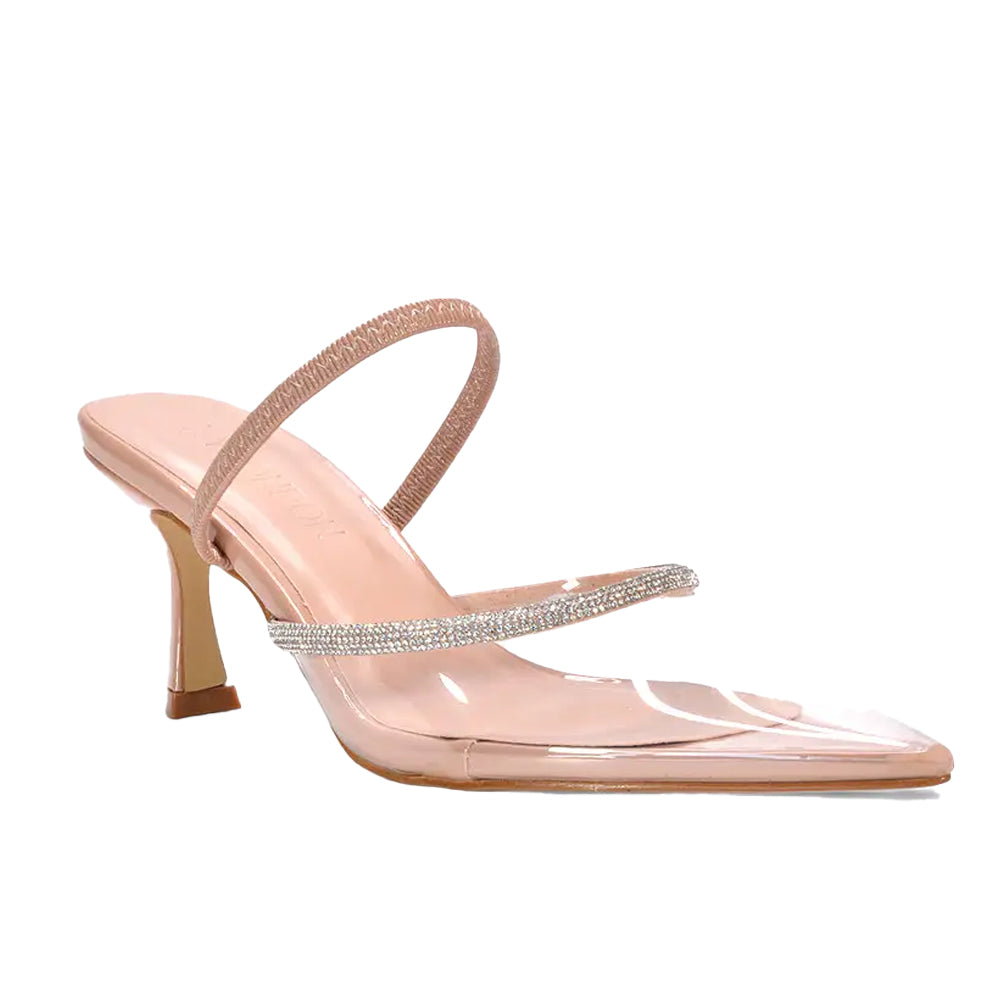 Beige - Lifestyle - XY London Womens-Ladies Carlene Patent Court Pumps