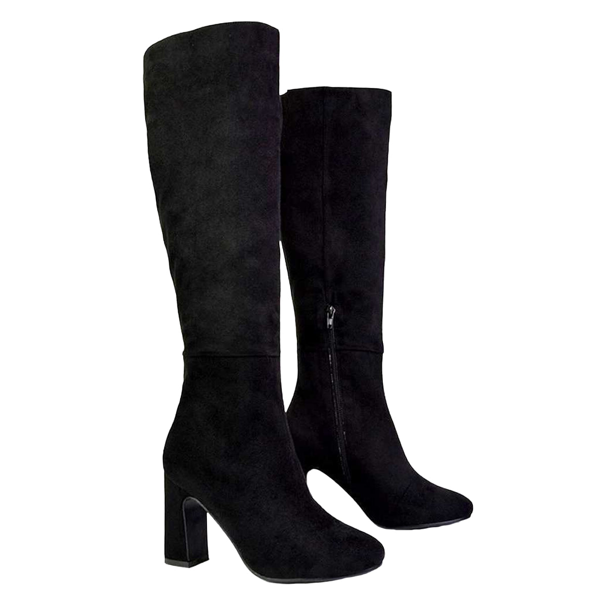 Jet Black - Lifestyle - XY London Womens-Ladies Lillia Knee-High Boots