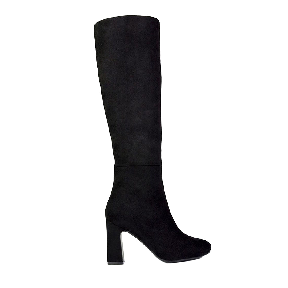 Jet Black - Lifestyle - XY London Womens-Ladies Lillia Knee-High Boots