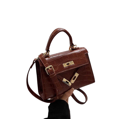 Brown - Front - XY London Womens-Ladies Maya Removable Straps Satchel