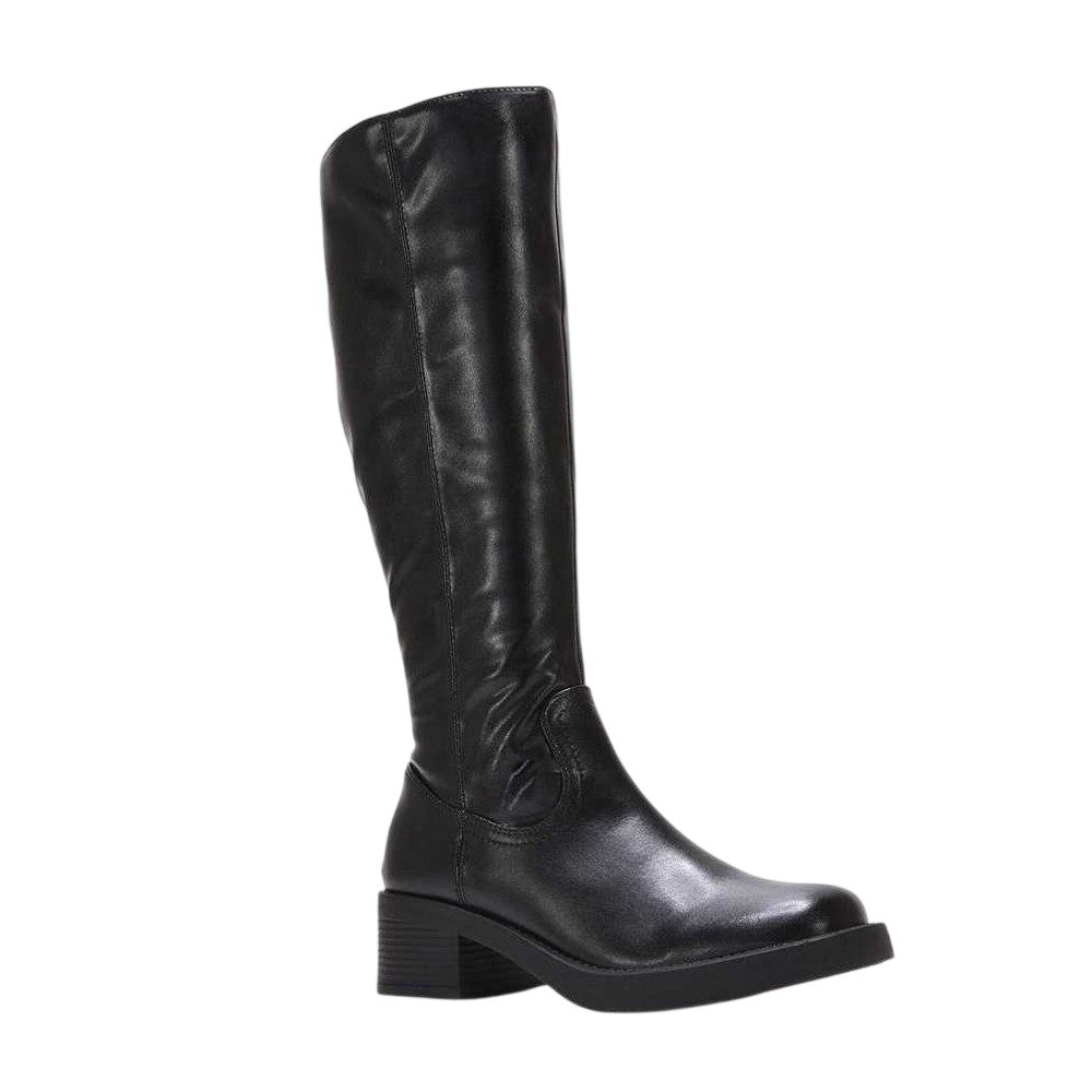 Black - Lifestyle - XY London Womens-Ladies Nyx Knee-High Riding Boots
