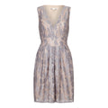 Grey - Front - Yumi Womens-Ladies Vintage Lace Dress