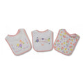 Front - Baby Girls I Love My Grandpa/Nanna Design Bibs (Pack Of 3)
