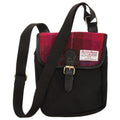 Front - Harris Tweed Authentic Premium Buckle Up Shoulder/Messenger Bag